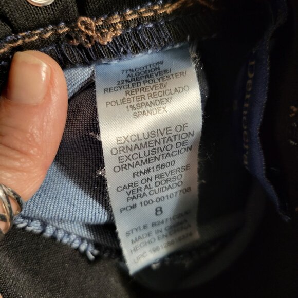 WOMANS DEMOCRACY CAPRI JEANS SZ 8 - Picture 7 of 10